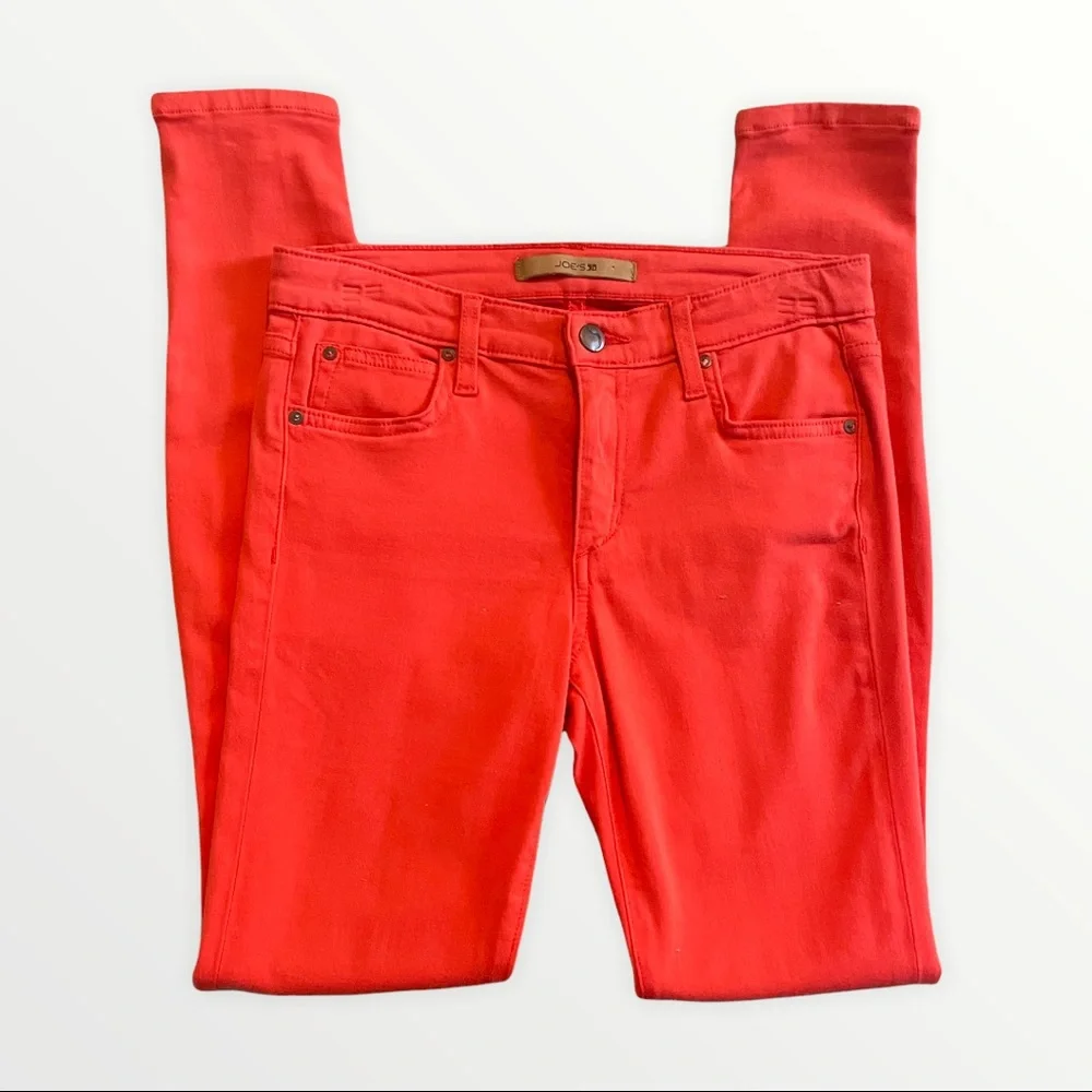 Joe's neon orange midrise skinny jean size 26 - Picture 1 of 8